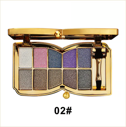 10 Colors Glitter Eyeshadow Palette