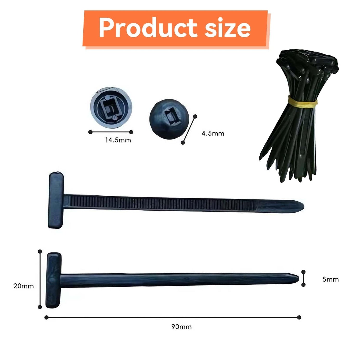 Nylon Universal Cable Tie Buckle