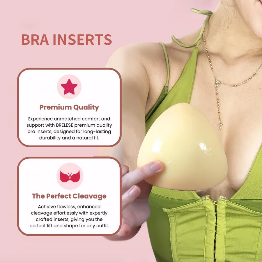 🔥Last Day 40% OFF🔥Sticky Bra Inserts - Washable & Reusable, Instant Lift🔥(Latex-free and Allergy-friendly)