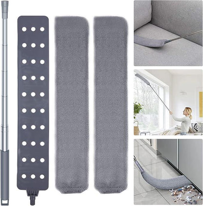 Retractable Gray Crevice Duster Duster Brush
