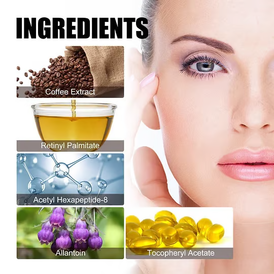 💥7425+ people feel effective🔥2025 NEW Retinol Caffeine Anti-Wrinkle Stay-Up Late Eye Cream