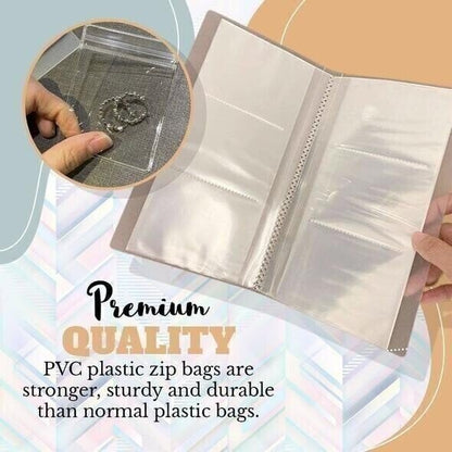 (2022 New Year Pre Sale - SAVE 50% OFF)Transparent Jewellery Storage Book Set-Buy 2 Get 1 Free- $8.5 Each Only Today!