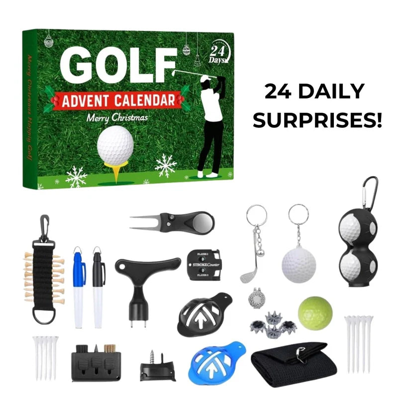 🌲Christmas Gift—Advent Calendar for Golf Lovers—Golf Countdown Fun!