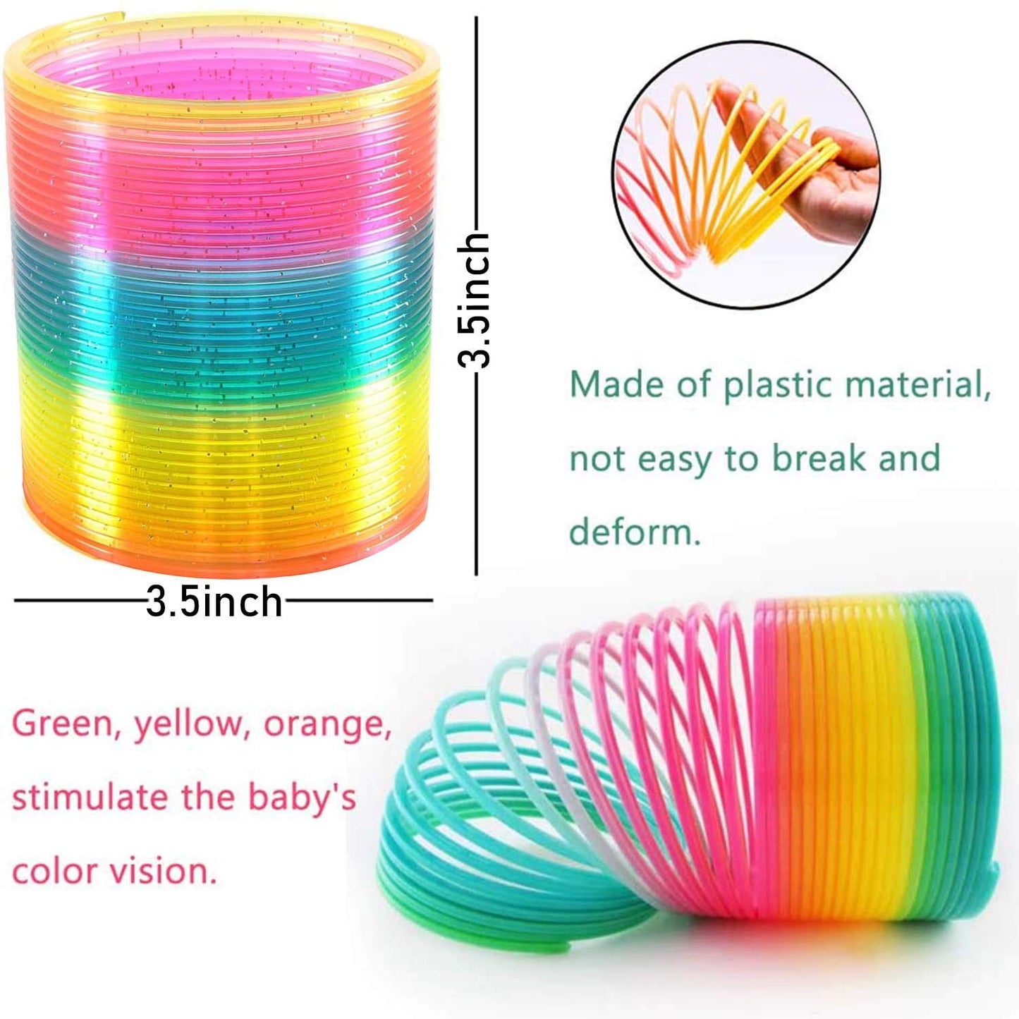 Jumbo Rainbow Coil Spring Toy