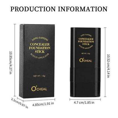 💥Dual-Ended Eraser Foundation Stick: Conceal & Highlight