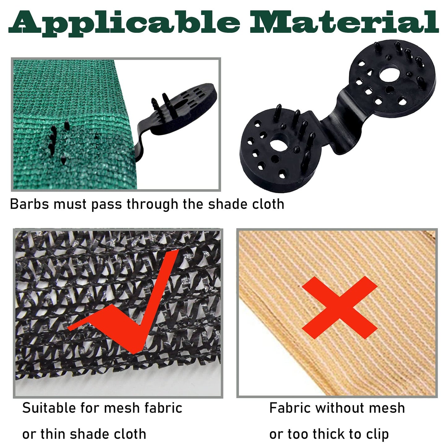 Garden Expert Shade Cloth Clips
