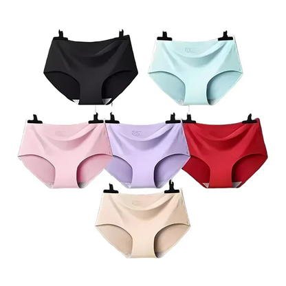 Women's High Waist Seamless Underwear (Pack of 4)