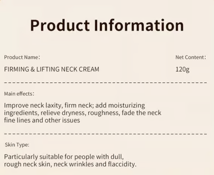 🍃 Neck Firming Cream