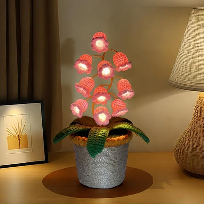 Handmade Crochet Lily Night Light