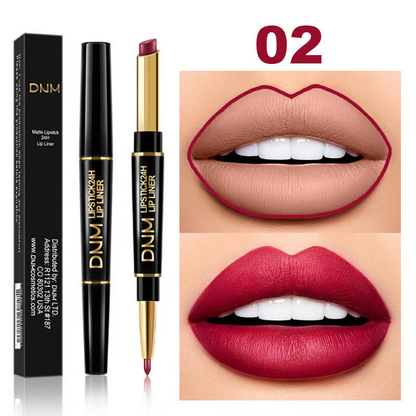 🔥2-in-1 Waterproof Lipstick Lip Liner
