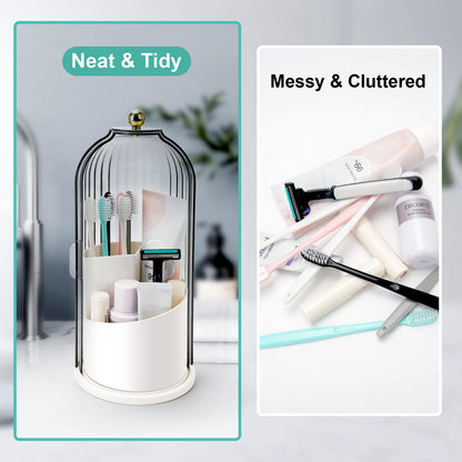 Toothbrush Holders with Sliding Lid