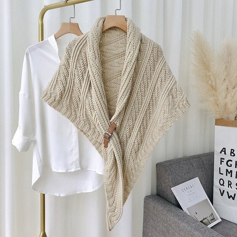 NEW YEAR HOT SALE 40% OFF-Multifunctional Triangle Shawl for Ladies-BUY 2 FREE SHIPPING