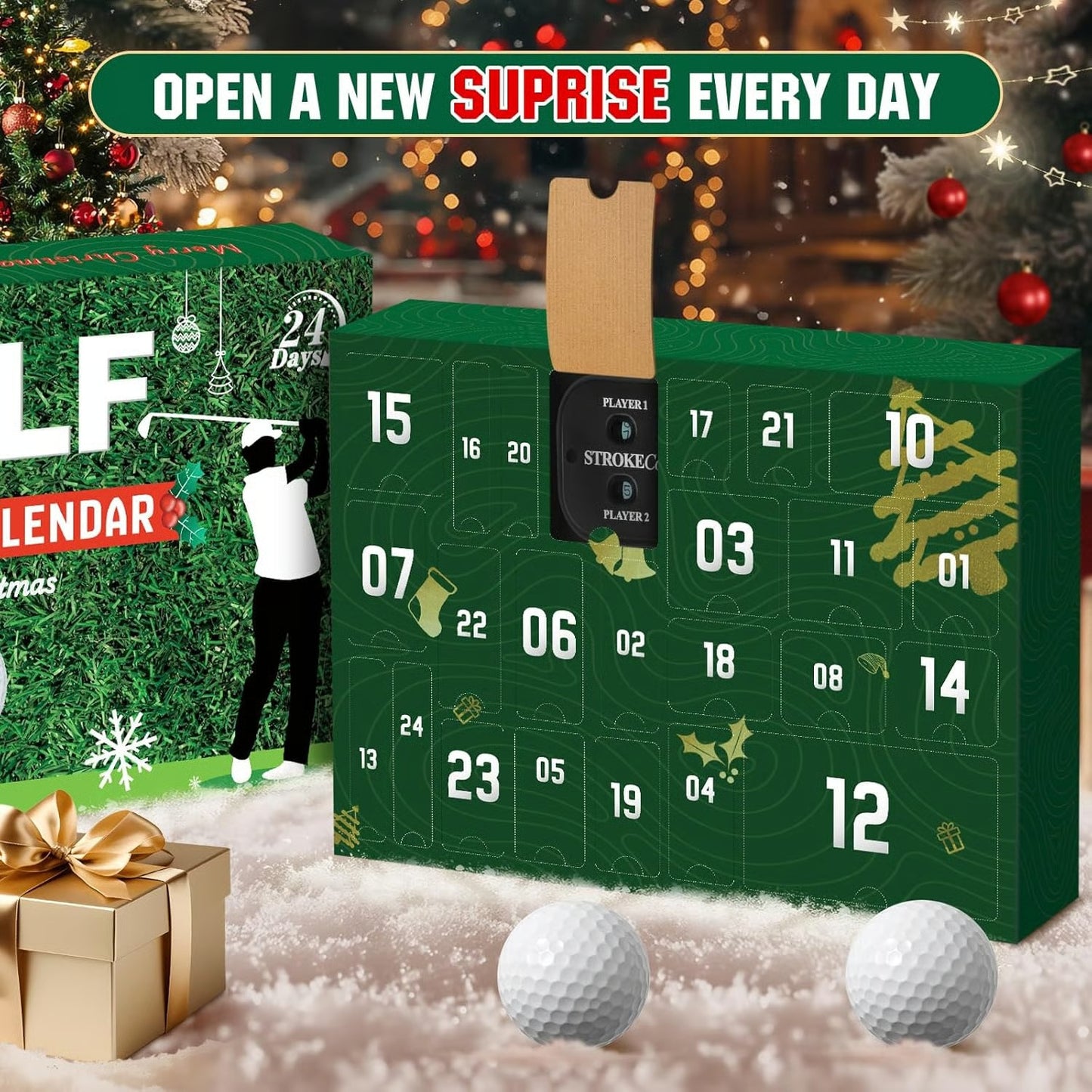 🌲Christmas Gift—Advent Calendar for Golf Lovers—Golf Countdown Fun!
